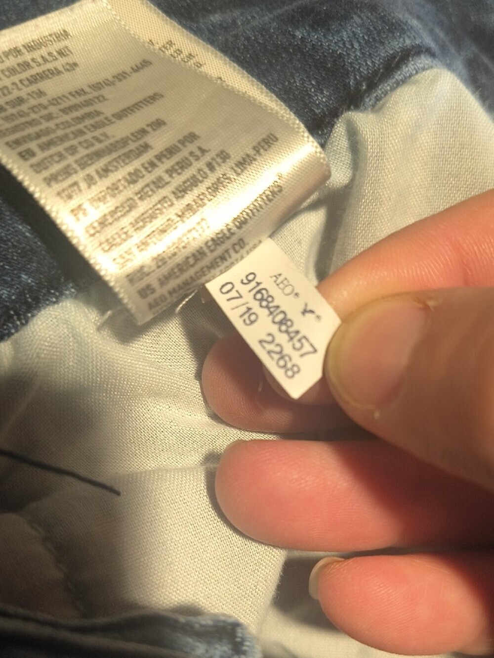 S1139 Super High Rise Jegging w/25.5" Inseam👖American Eagle Women's Size 12 - Picture 7 of 9